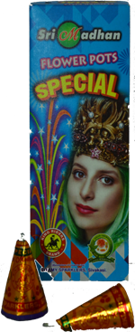 usha crackers Flower Pots