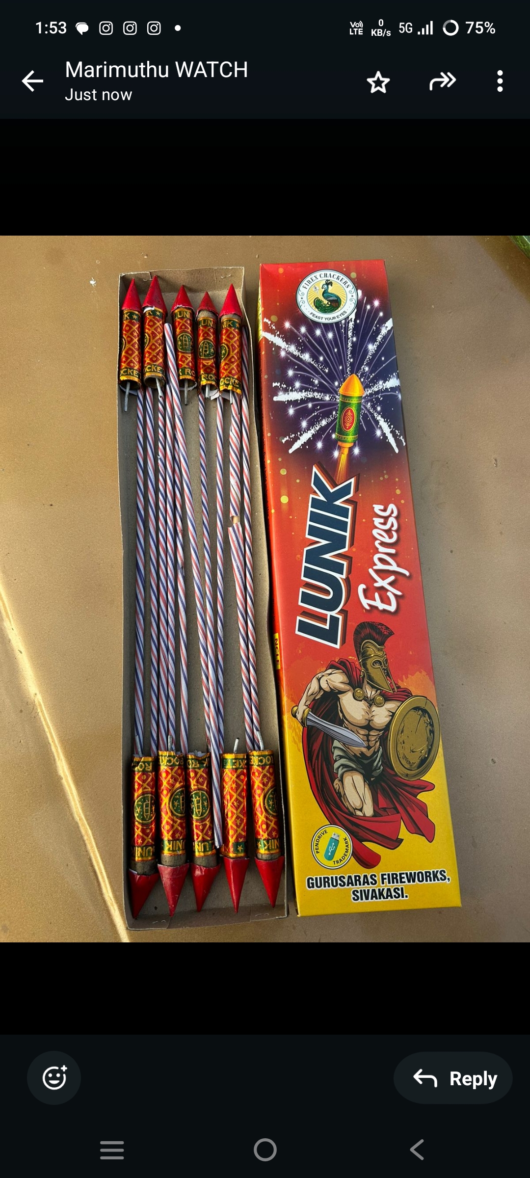 usha crackers Rockets