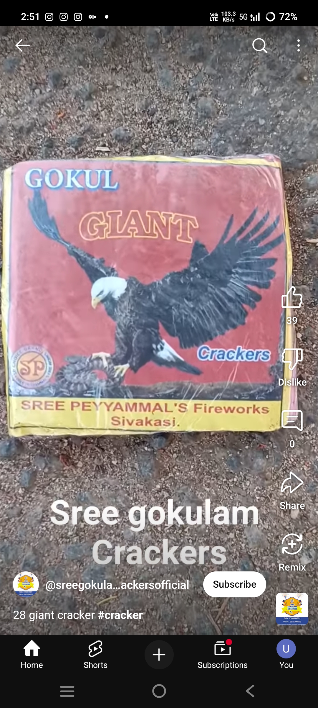 usha crackers Chorsa & Deluxe Crackers