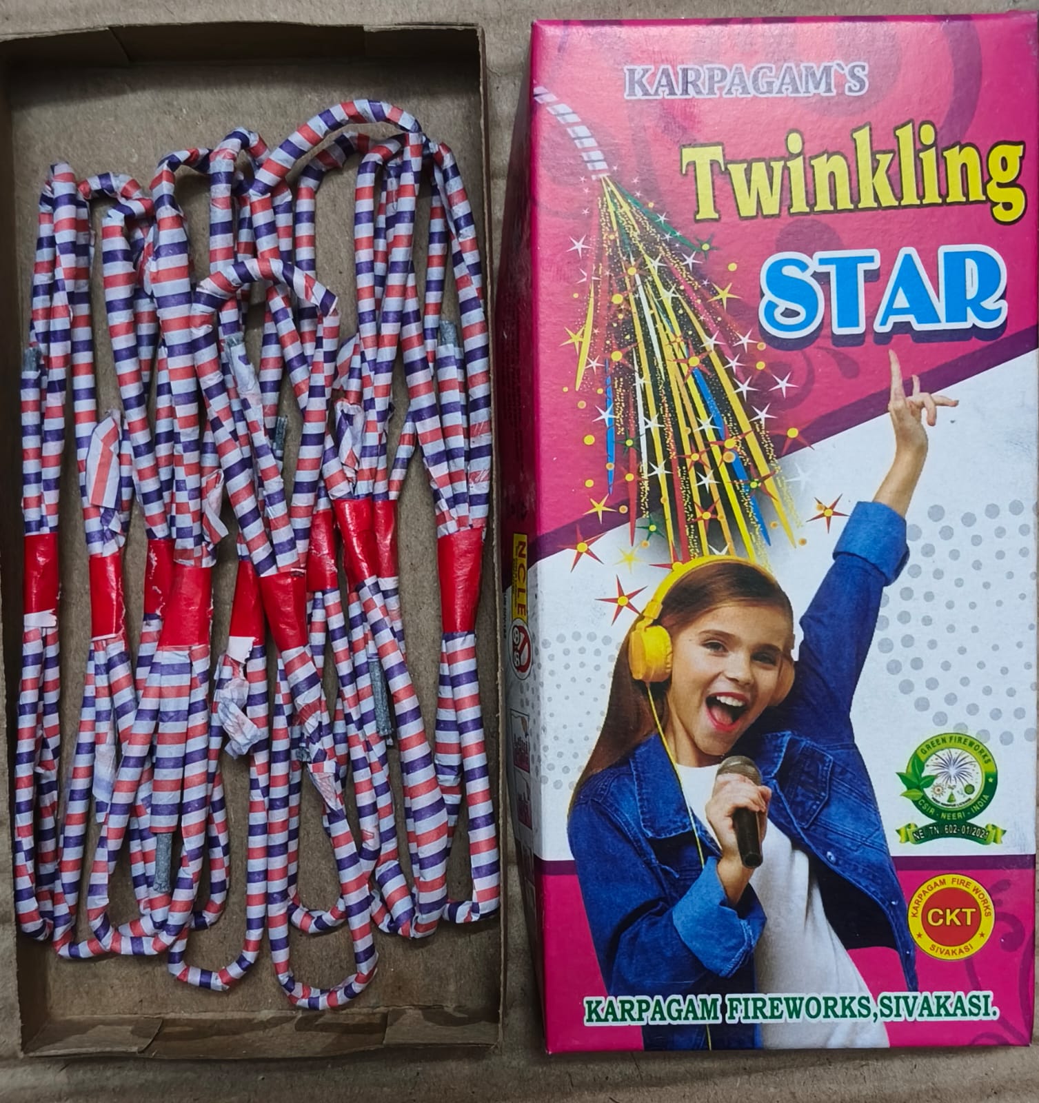 usha crackers Twinkling, Pencil & Candle