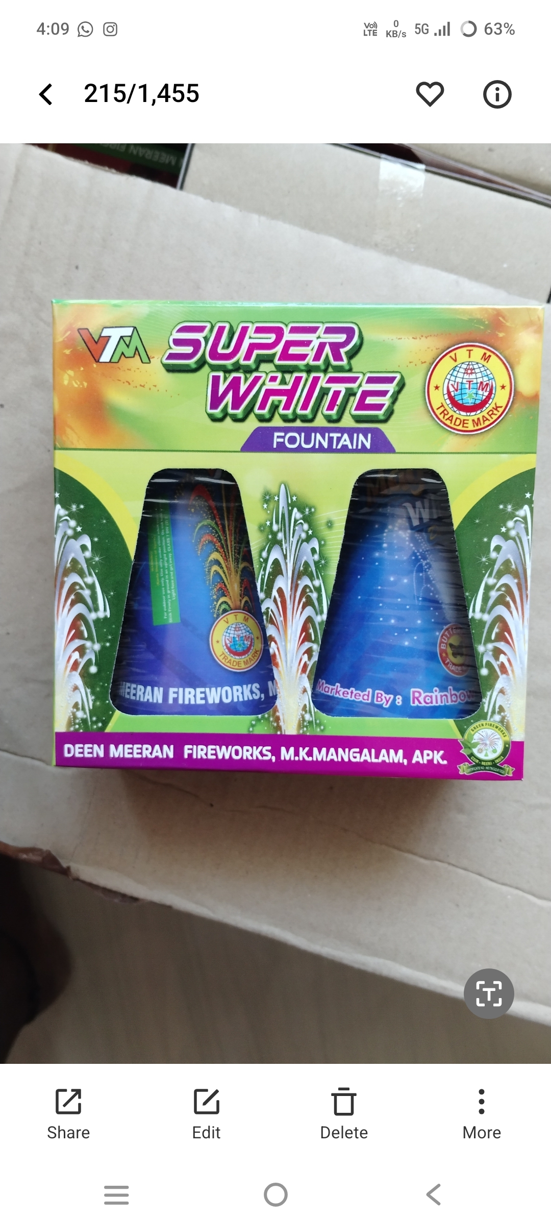 usha crackers Deen Meeran Flower Pots